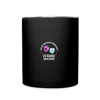 Zytologie und Zellen - Tasse einfarbig - Schwarz - Vorne