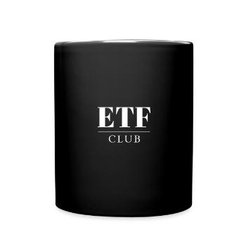 ETF Club Index Funds Save Investment Equity Funds - Full Colour Mug - black - Front