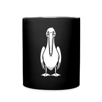 pelican - Full Colour Mug - black - Front