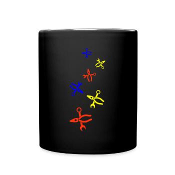 Icône de pince - Mug uni - noir - Devant