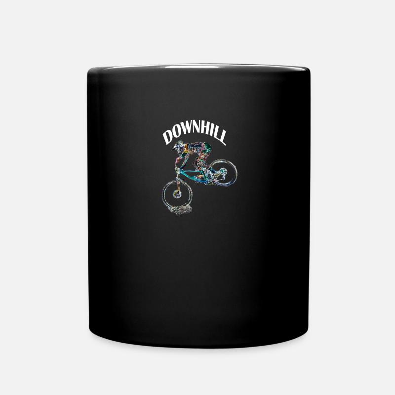 vtt mtb downhill - Mug uni - noir