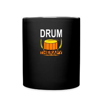 Tambours à tambour - Mug uni - noir - Devant