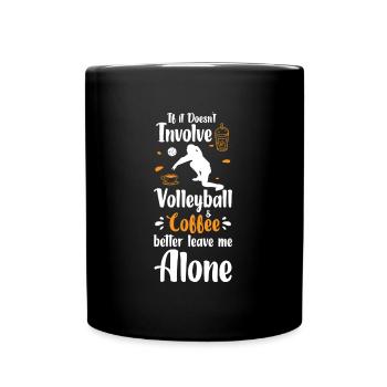 Volleyball Beach Volleyball Game Team - Full Colour Mug - black - Front