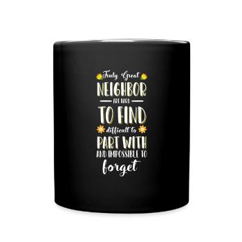 Neighbor Friendship Celebration - Full Colour Mug - black - Front