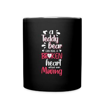 Bär Kindheit Spielzeug - Tasse einfarbig - Schwarz - Vorne