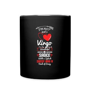 Signe du zodiaque Vierge Planète - Mug uni - noir - Devant