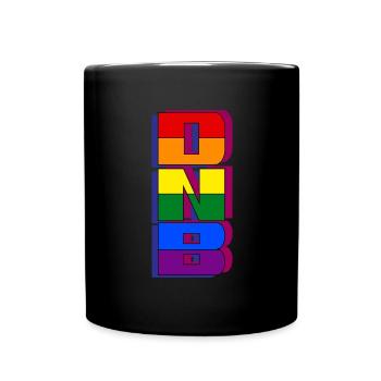 DNB Vert Original Junglist Drum n Bass Pride - Mug uni - noir - Devant