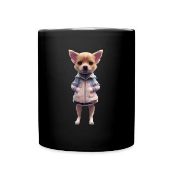 Chihuahua Chien - Chihuahua - Mug uni - noir - Devant