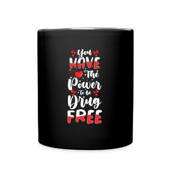 Withdrawal Fasting Dependence Nicotine - Full Colour Mug - black - Front