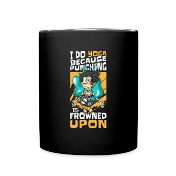 Comic Comics Comic-Strips Nerd - Tasse einfarbig - Schwarz - Vorne
