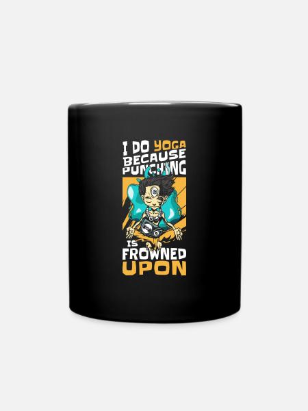 Comic Comics Comic-Strips Nerd - Tasse einfarbig - Schwarz