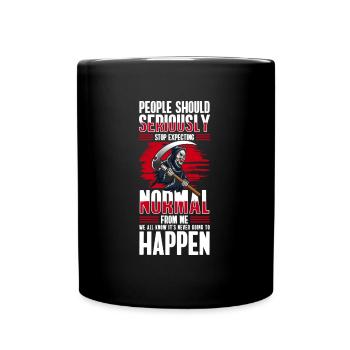 Sarcasm Hate Man - Full Colour Mug - black - Front