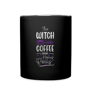 Witch Spell Monsters - Full Colour Mug - black - Front