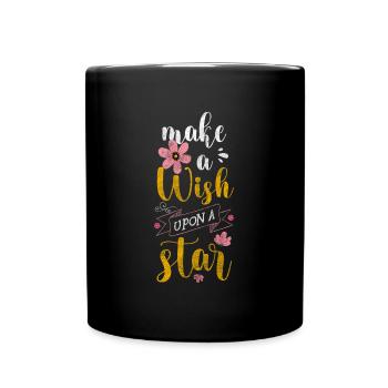 Starry Sky Wish Space Moon - Mug uni - noir - Devant