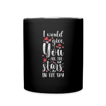 Nuit de rêve stellaire - Mug uni - noir - Devant