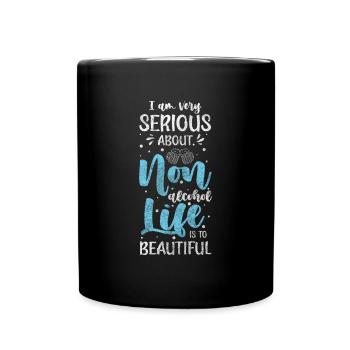Bière, Arrêter De L’alcool, Santé - Mug uni - noir - Devant