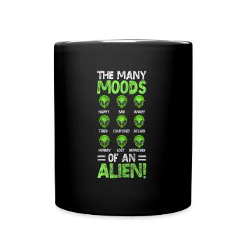Espace extraterrestre Invasion extraterrestre - Mug uni - noir - Devant