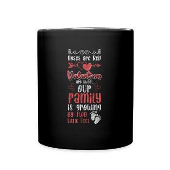 Bébé, Naissance, Coeur, Enfants - Mug uni - noir - Devant