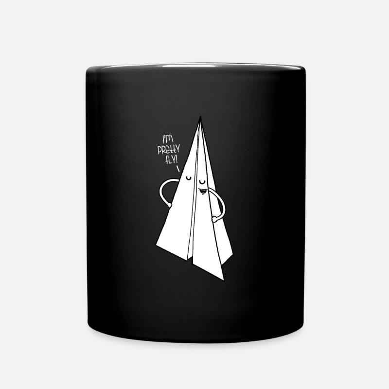Pretty Fly Funny Graphic - Full Colour Mug - black