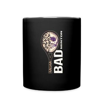 Badminton Badminton Crossminton Badminton Player - Full Colour Mug - black - Front