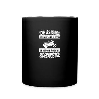 sidecariste - Mug uni - noir - Devant