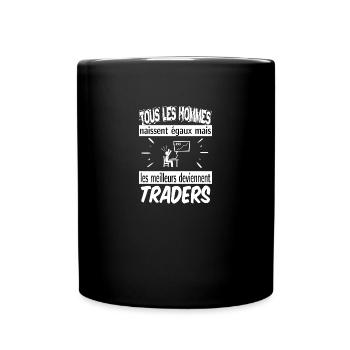 traders - Mug uni - noir - Devant