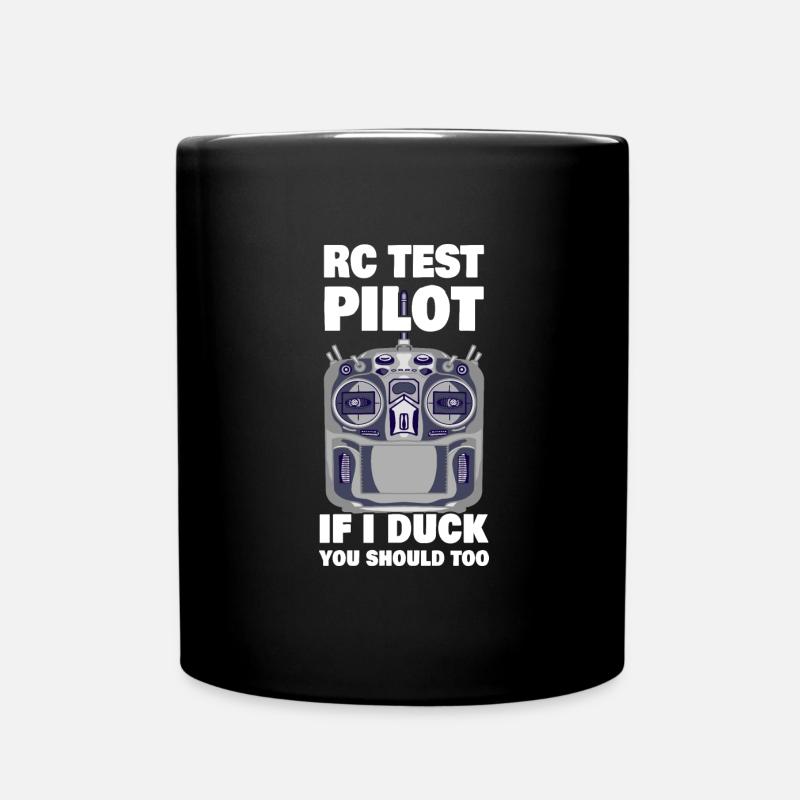 Pilote d’essai RC si je vous esquive trop avion RC - Mug uni - noir
