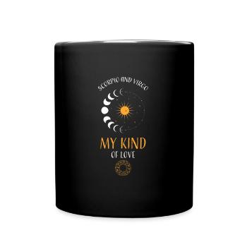Le Scorpion et la Vierge Mon genre D’Amour - Mug uni - noir - Devant