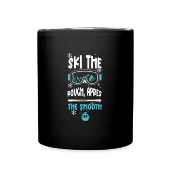 Ski the rough, après the smooth - Full Colour Mug - black - Front