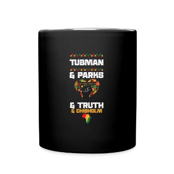 Tubman & Parks & Truth & Chisholm - Tasse einfarbig - Schwarz - Vorne