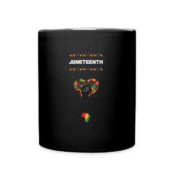 Juneteenth - Black History Month - Full Colour Mug - black - Front