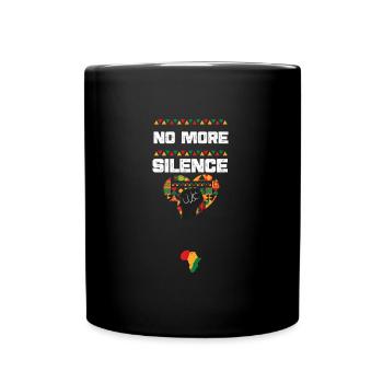 No More Silence - Tasse einfarbig - Schwarz - Vorne