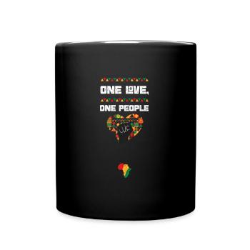One Love, One People - Full Colour Mug - black - Front
