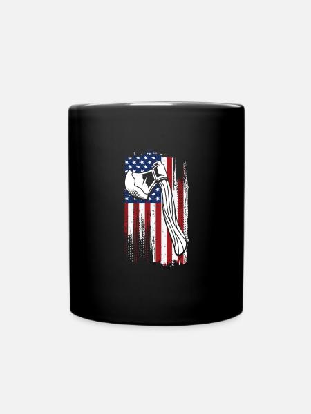Axt - Tasse einfarbig - Schwarz
