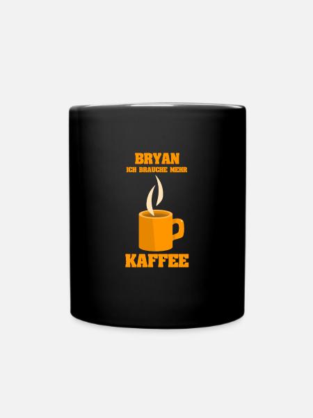 Kaffetasse Bryan - Tasse einfarbig - Schwarz