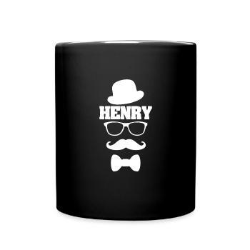Geschenk für Henry - Tasse einfarbig - Schwarz - Vorne