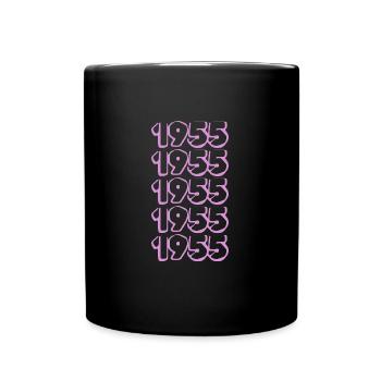 Born in 1955 - Full Colour Mug - black - Front