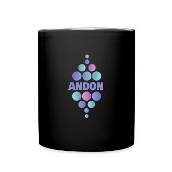 Geschenk für Andon - Tasse einfarbig - Schwarz - Vorne