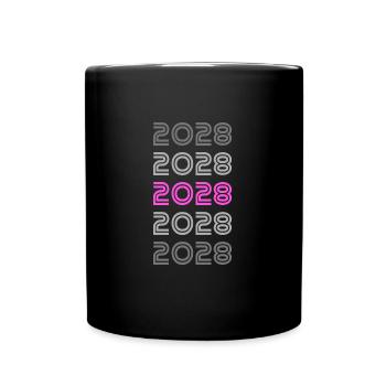 Pink 2028 - Tasse einfarbig - Schwarz - Vorne