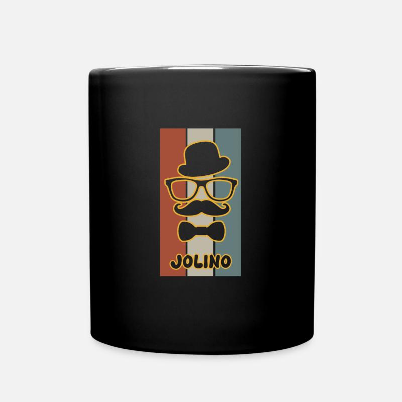 Name Jolino - Tasse einfarbig - Schwarz