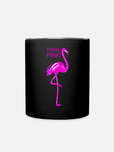 Denke Pink - Tasse einfarbig - Schwarz