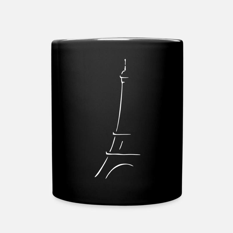 Eiffelturm Paris - Tasse einfarbig - Schwarz