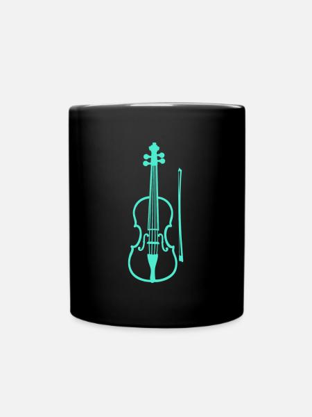 violon - Mug uni - noir