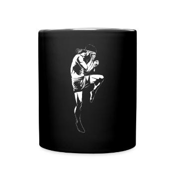 Muay Thai - Full Colour Mug - black - Front