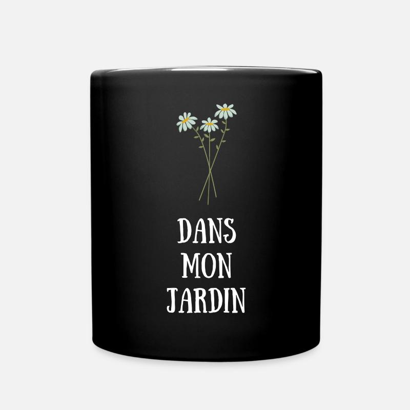 DANS MON JARDIN PAQUERETTES - Mug uni - noir