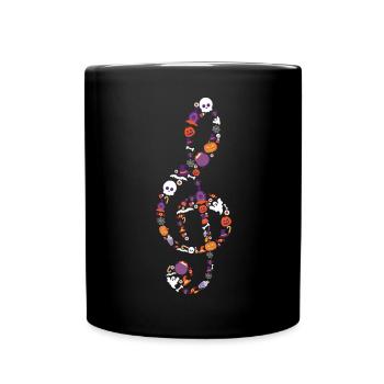 Halloween Clef - Full Colour Mug - black - Front