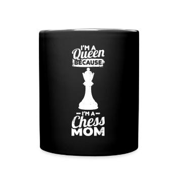 Chess mom - Full Colour Mug - black - Front