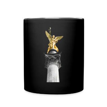 Ange de la paix - Mug uni - noir - Devant