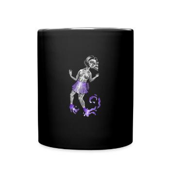 UniversumSeele - Tasse einfarbig - Schwarz - Vorne