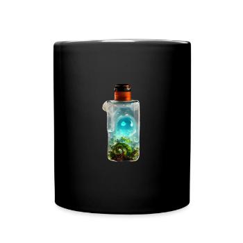 Bottle spirit - Full Colour Mug - black - Front